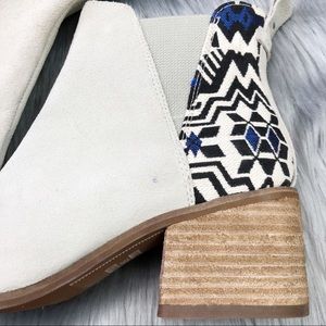 birch suede metallic jacquard women's esme boots